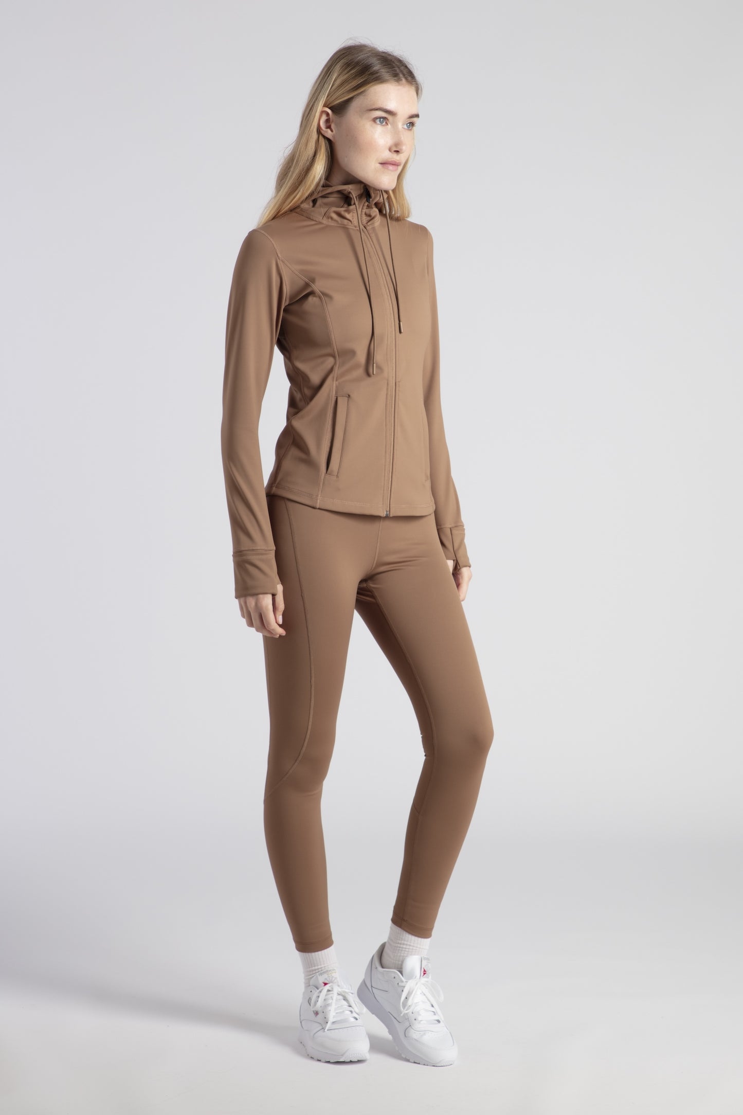 Hooded Jacket Zip Easy Going